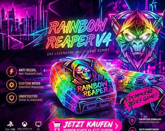 Rainbow Reaper V4 Script | Cronus Zen Controller Script | Gaming Digital Download