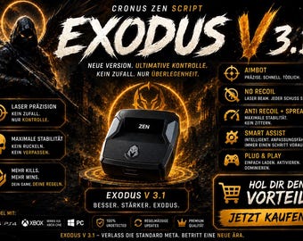 Gaming Controller Script Download Exodus V3.1 + Setup Guide Advanced Pro Gamer Macro Script Instant Digital Access Premium Gaming Tool