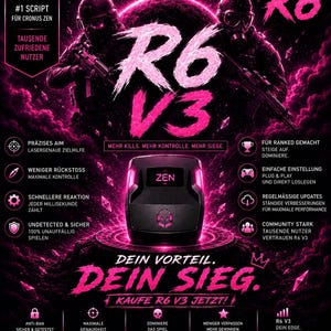 R6 V3 Script + Installatiehandleiding | Premium gamescript downloaden | Geavanceerde controllermacro's | Directe digitale toegang tot Rainbow Six Siege
