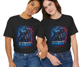 Cyber Titans Robot T-Shirt | Sci-Fi Mech Graphic Tee | Futuristic Robot Shirt | Mecha Anime Style Tee | Gamer Gift | Unisex graphic tee