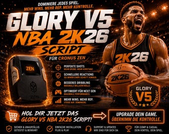 glory v5: Ultimate NBA 2K26 Cronus Zen スクリプト + セットアップガイド | プレミアムゲーミングスクリプトのダウンロード | 高度なコントローラースクリプト | プロゲーマーツール
