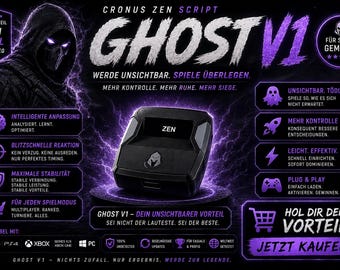 Ghost V1 Script BO7 Warzone FPS Game Script Aim Assist Controller Setup Guide Gaming Script Instant Download Pack Pro Gamer Tool