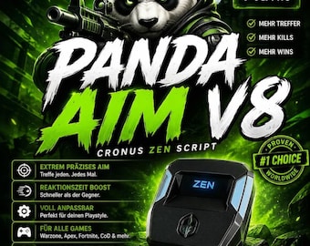 Panda AIM V8 Script + Setup Guide | Premium Gaming Script Download | Advanced Controller Script | Pro Gamer Tool | Instant Digital Access