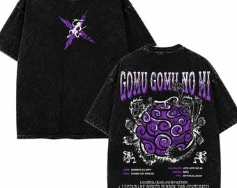 Camiseta vintage de frutas míticas de caucho, camiseta retro de lavado ácido en morado real y negro, gráfico de Liberation Awakening, funda para bomba de gimnasio de peso pesado, regalo