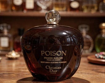 Vintage Christian Dior POISON Parfüm Staubpuder POUDRE 200g 7 Unze Frankreich