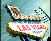 Bienvenue à Las Vegas photo de Microsoft néon signe style rétro