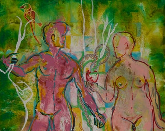 Adam and Eve series: Fresco