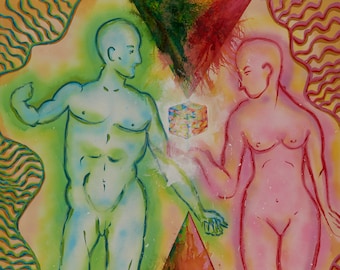 Adam And Eve af Klint box