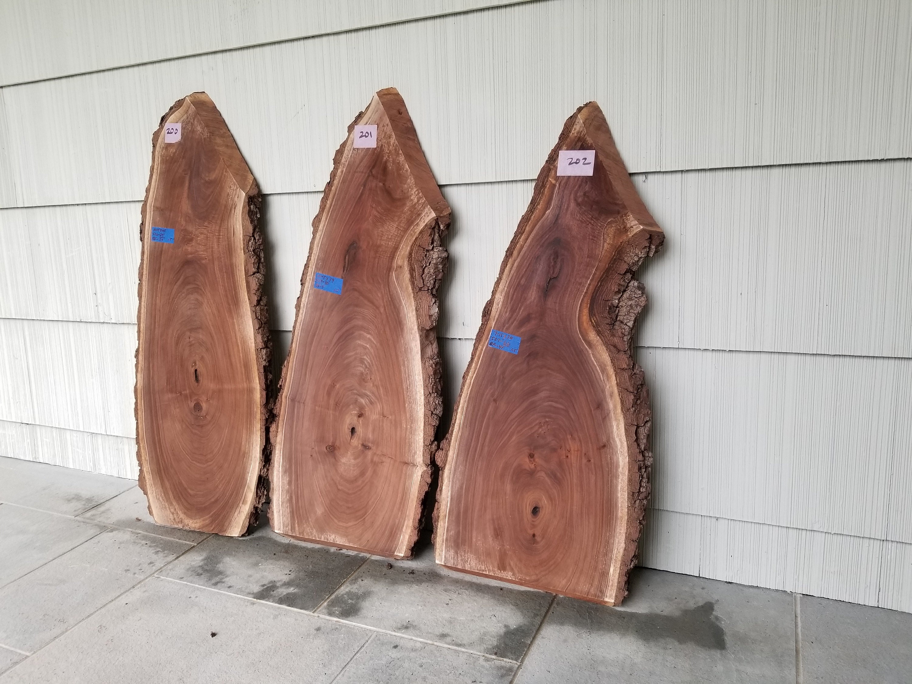 Wood Slabs Live Edge Black Walnut, New Stock 