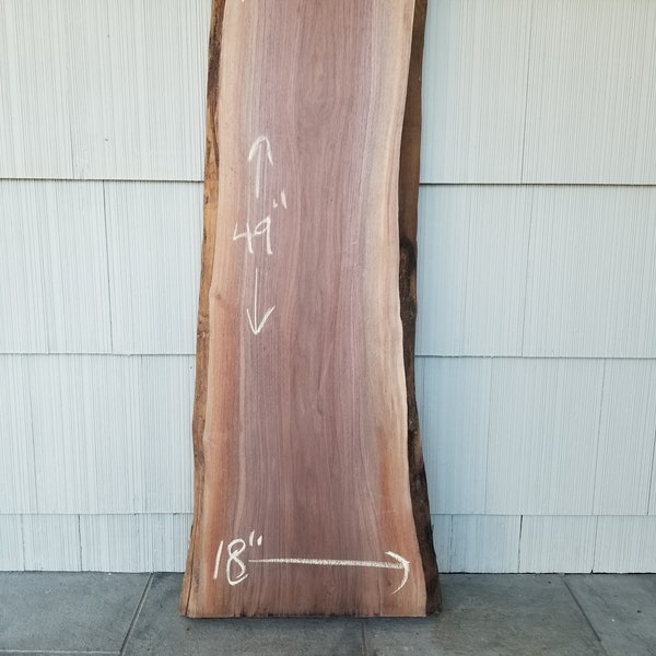 Live Edge Slab Walnut Wood Live Edge Board Reclaimed Wood