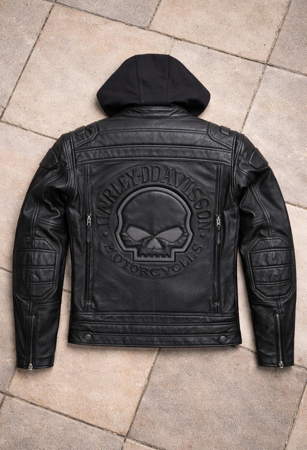 Harley Davidson Skull Jacket - Etsy