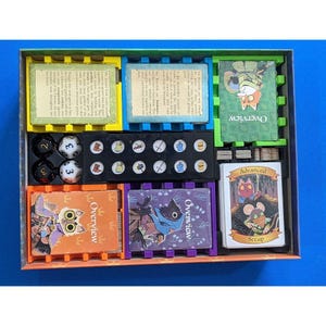 Root Board Game Organizer Insert – Fits All Expansions | Engraved Faction Trays | Sleeved Cards | 3D Printed Storage