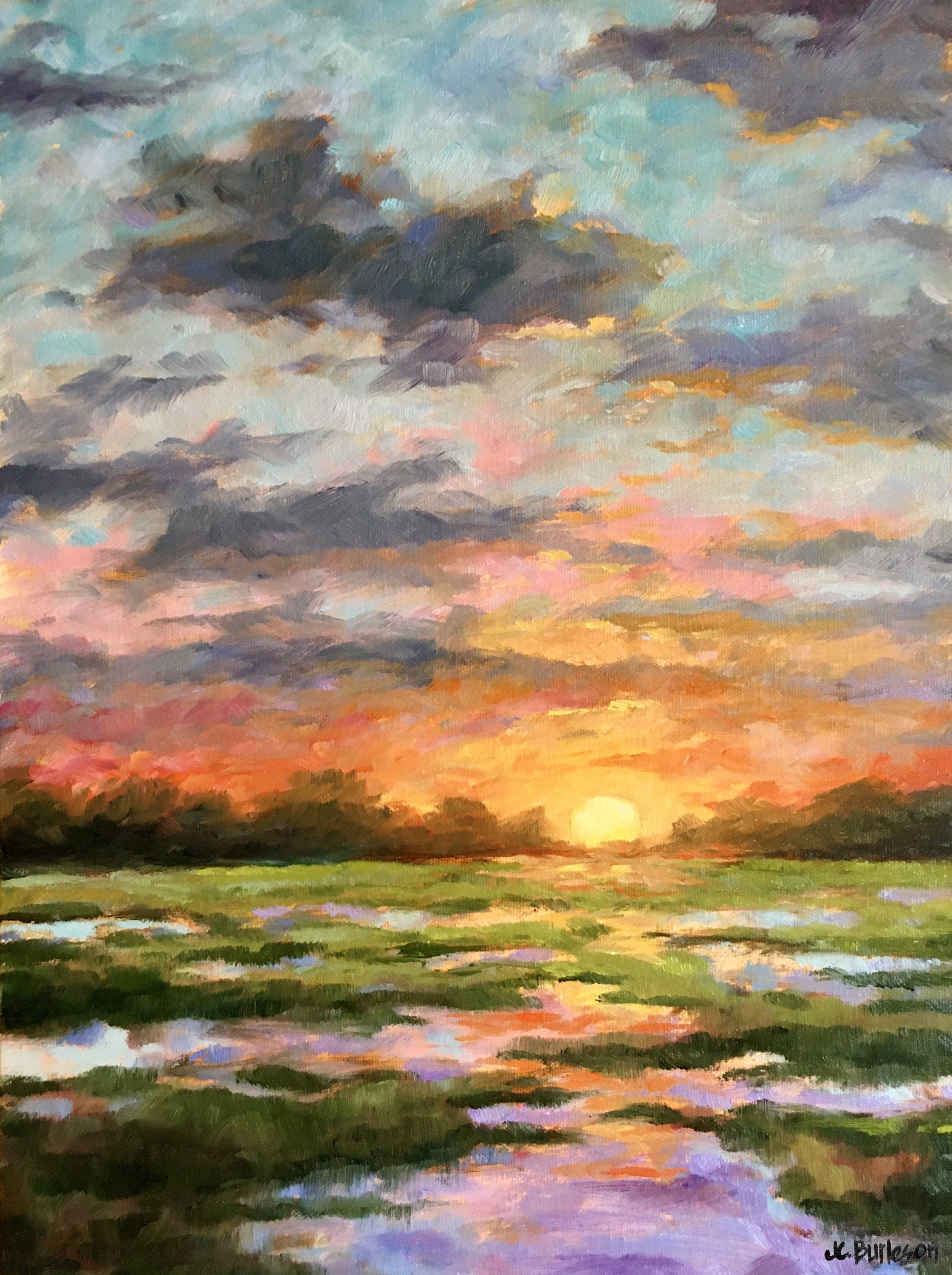 Fine Art Print Giclee of Original Oil Landscape Painting Etsy