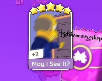Monopoly Go! "May I See It!" Sticker 5 Star [ Set 15 ] New Season Album