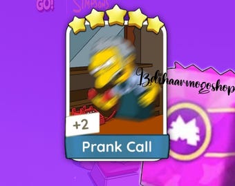 Monopoly Go! "Prank Call" Sticker 5 Star [ Set 18 ] New Season Album