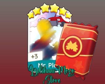 Monopoly Go! "Mr. Plow" Sticker 6 Star [ Set 19 ] New Season Album