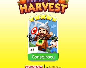 Conspiracy – Monopoly Go! Sticker 5 Sterne [Set 19] Happy Harvest Album