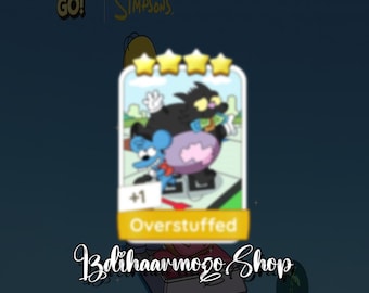 Monopoly_Go! Sticker 4 Star "Overstuffed" Set 17 New Season Album