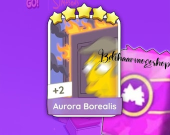 Monopoly Go! "Aurora Borealis" Sticker 5 Star [ Set 15 ] New Season Album
