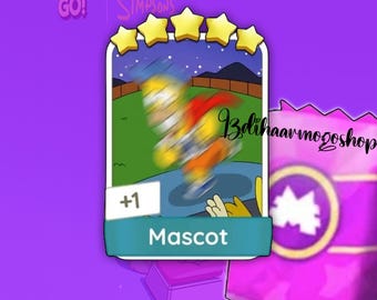 Monopoly Go! "Mascot" Sticker 5 Star [ Set 19 ] New Season Album