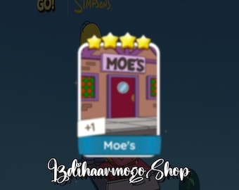 Monopoly_Go! Sticker 4 Star "Moe's" Set 18 New Season Album