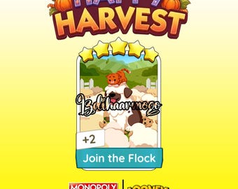 Schließ dich der Herde an – Monopoly Go! Sticker 5 Sterne [Set 15] Happy Harvest Album