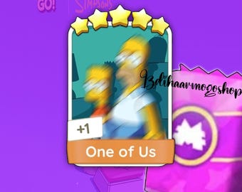 Monopoly Go! "One of Us" Sticker 5 Star [ Set 16 ] New Season Album