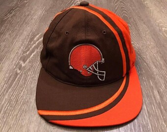 Vtg 90s Cleveland Browns Reebok NFL Pro Line Snapback Hat Adults OSFA