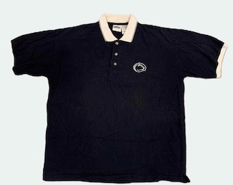 Vintage Penn State Nittany Lions NCAA x Pro Edge Polo Shirt Men's Size Large