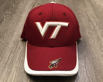 Vintage Virginia Tech Hokies VT with FSU Spear Twins Enterprise Adjustable Hat