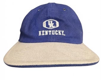 Vintage Kentucky Wildcats UK Nike Two Tone Strapback Cap Hat Men's OSFA