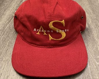 Vintage Arizona State Sun Devils NCAA Adjustable Strapback Hat Adult OSFA NWT