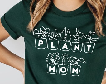 Plant Mom Shirt, Free Shipping, Plant Mama Gift, Plant Mom Gift, Plant Shirt, Plant Gift, Crazy Plant Lady, Plant Lady, Bella Canvas
