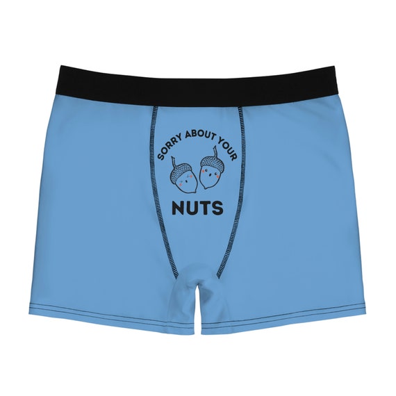 Sorry About Your Nuts Boxer Briefs, Free Shipping, Funny Vasectomy