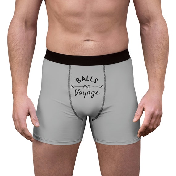 Balls Voyage Boxer Briefs, Free Shipping, Funny Vasectomy Gift 