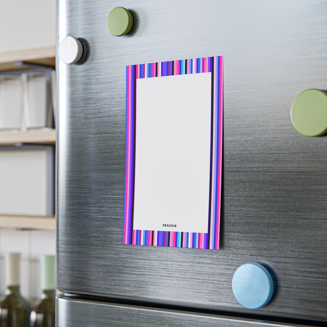 Retangle Note Pad Colorful Stripe Post-it Note Pad | Rectangle Sticky Notes - Etsy