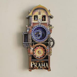 チェコ製 木製天文時計 プラハデザイン 壁掛け時計 Prague clock - Etsy 日本