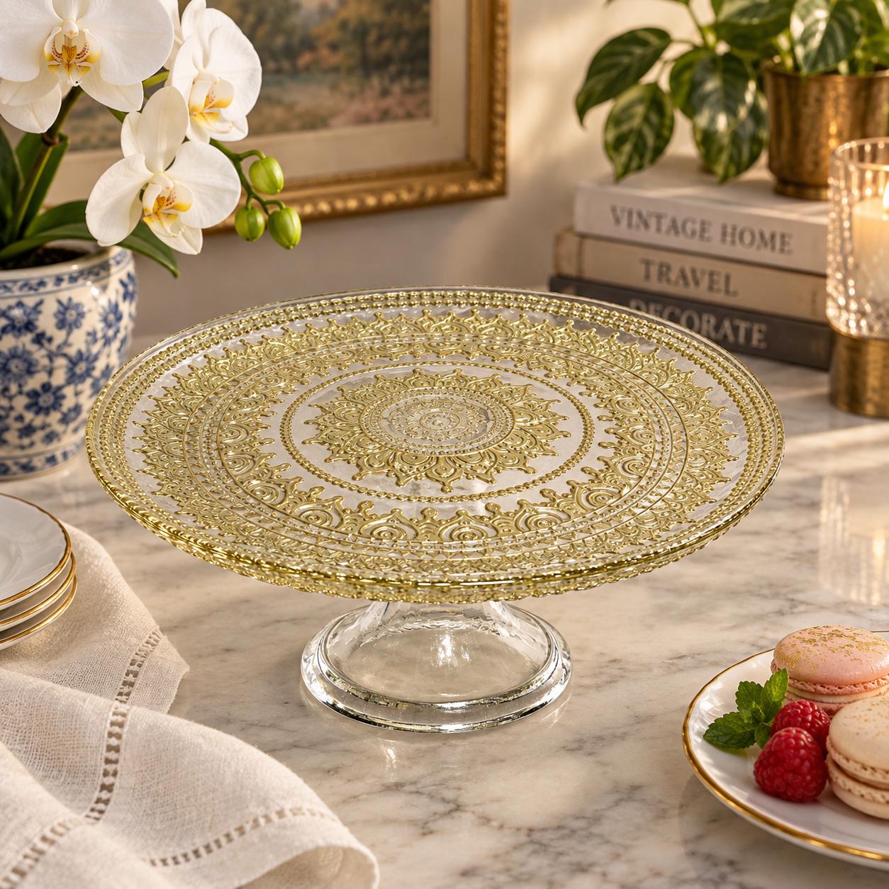 Turkish Glass Gold Plates - Etsy