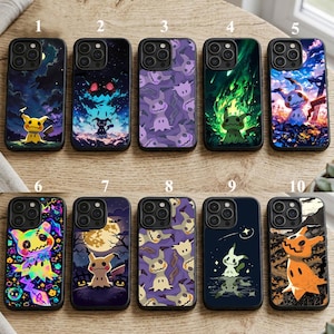 Ghost Monster iPhone, Samsung, Pixel Case, Matte Black Rubber Protection (MagSafe)