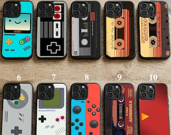 レトロゲーム機型スマホケース（iPhone、Samsung、Google Pixel対応）