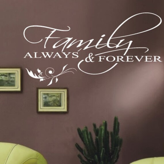Family Wall Quotes Wall Art / Wall Stickers / Wall Decals from | Etsy