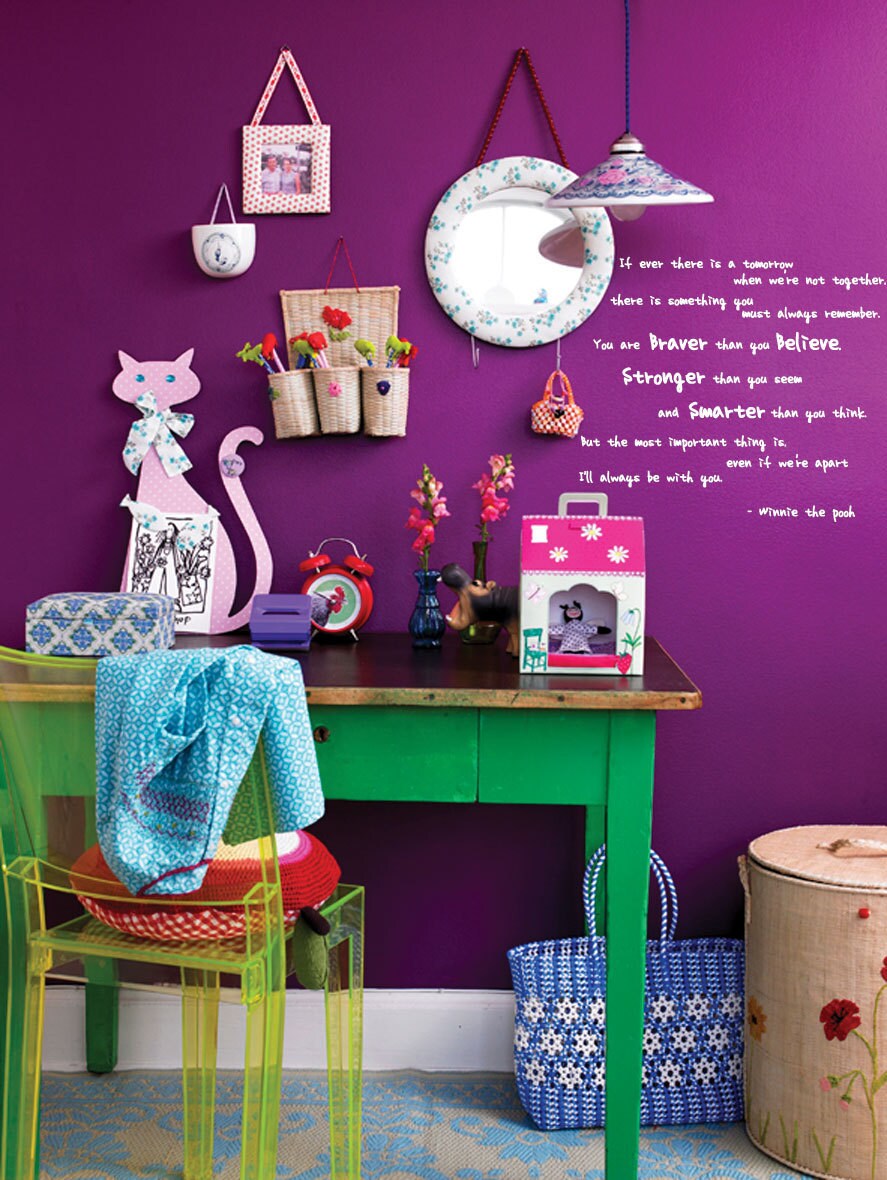 Winnie the Pooh Wall Art Quotes / Wall Stickers / Wall Decals Etsy