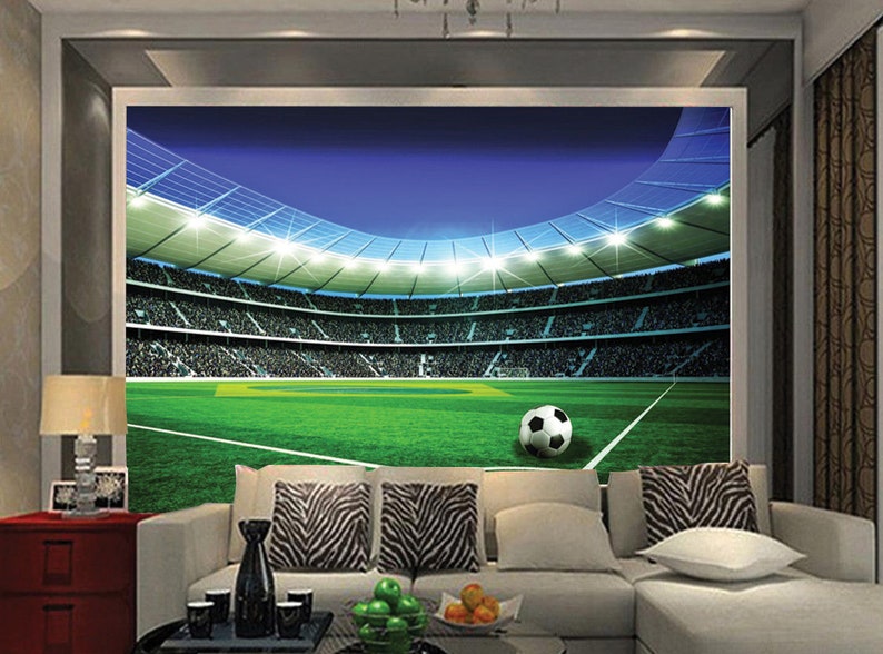 Football Stadium Pitch Sports Photo Wallpaper Mural