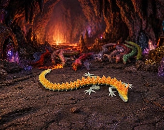 Articulated Dragon Toy: Fun Colors, Playable, Custom Order Option