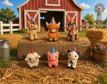 Barnyard Party Animal Figurines