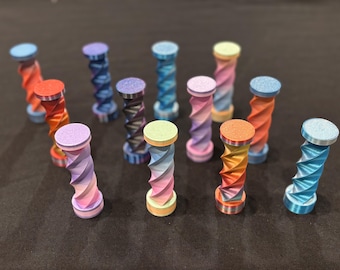 Brinquedo antiestresse Twisty Stick com mecanismo deslizante – Ferramenta sensorial para alívio do estresse