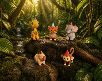 Jungle Party Animal Figurines