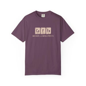 t-shirt chimie du café | Chemise minimaliste espagnole pour amateurs de café image 11