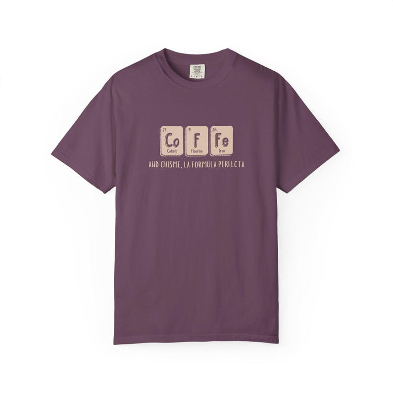 t-shirt chimie du café | Chemise minimaliste espagnole pour amateurs de café image 11