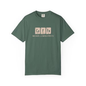 t-shirt chimie du café | Chemise minimaliste espagnole pour amateurs de café image 9